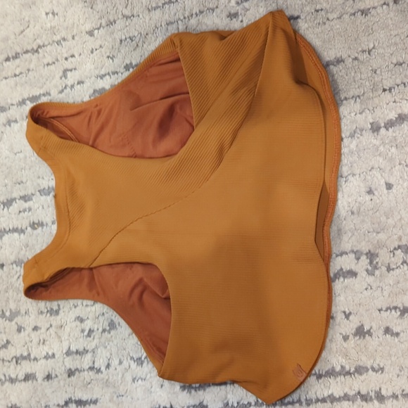 Lululemon Ribbed Longline Yoga Bra *Light Support, C/D Cup Butternut Brown - Picture 7 of 9